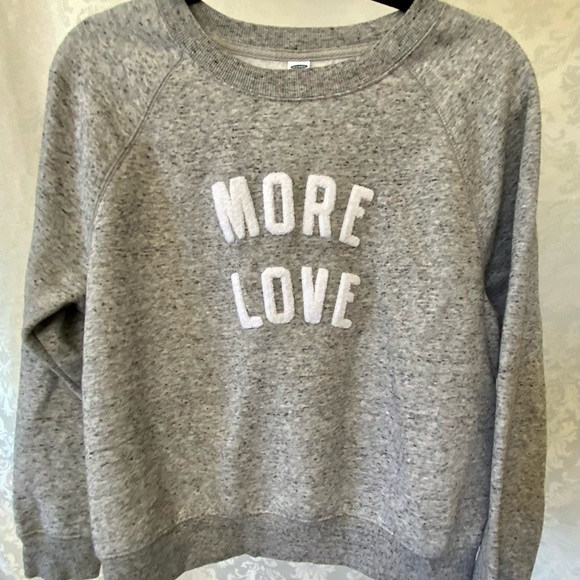 Old Navy Womans Crew Neck Sweatshirt SZ (M) Gray - Picture 2 of 7
